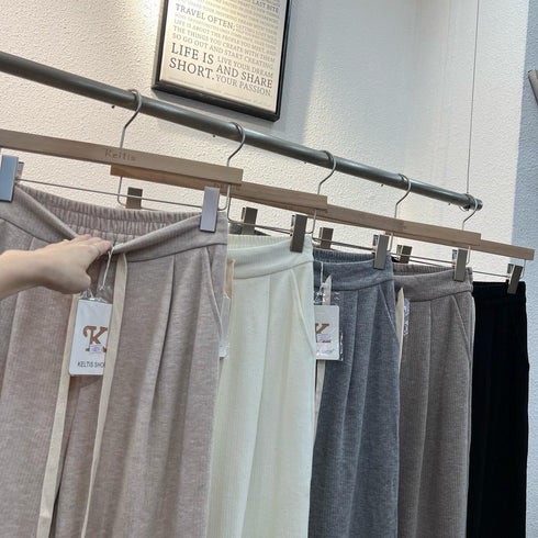 KELTIS Women Casual Drawstrings Pant